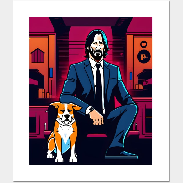 John Wick Wall Art by Untitled-Shop⭐⭐⭐⭐⭐